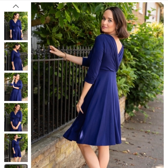 BNWT Tiffany Rose Willow Maternity Dress - size 4 - Made in Great Britain - Picture 2 of 4